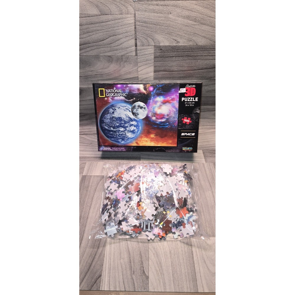 National Geographic Super 3D Space Jigsaw Puzzle (500 Pieces) by Prime 3D